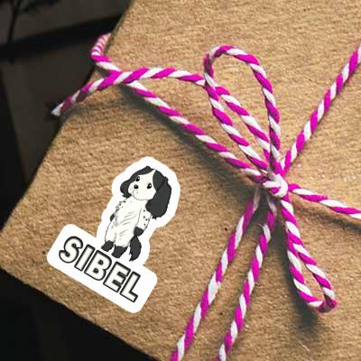 Sticker Sibel English Cocker Spaniel Gift package Image