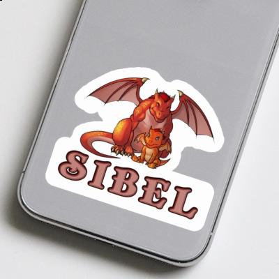 Aufkleber Sibel Drache Laptop Image