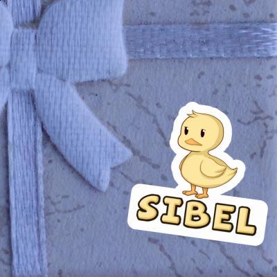 Sticker Duck Sibel Laptop Image