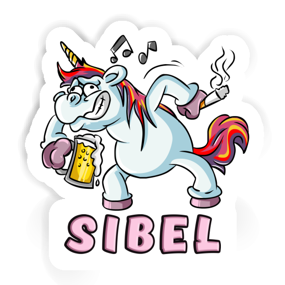 Sibel Sticker Unicorn Image