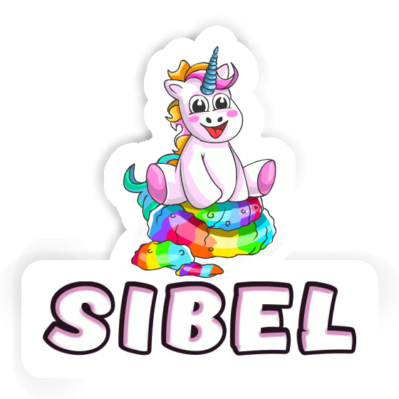 Sticker Baby-Unicorn Sibel Laptop Image