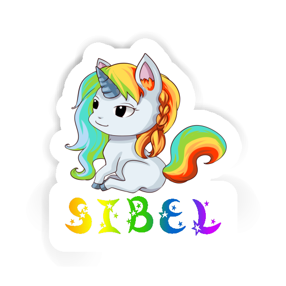 Sibel Sticker Unicorn Image