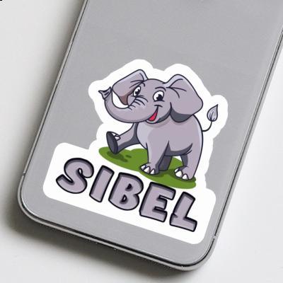 Sticker Elephant Sibel Gift package Image