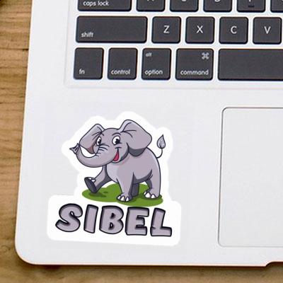 Sticker Elephant Sibel Image