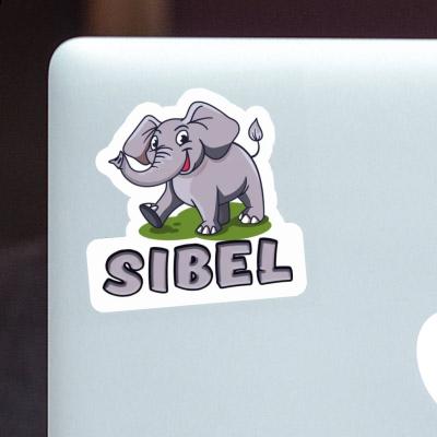 Sticker Elephant Sibel Image