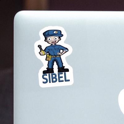 Sibel Sticker Electrician Notebook Image