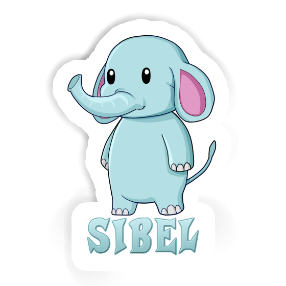 Sticker Elephant Sibel Gift package Image