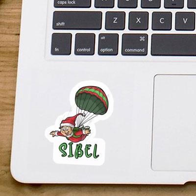 Sticker Skydiver Sibel Laptop Image