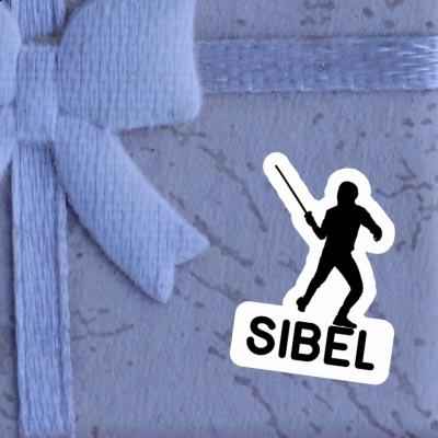 Sibel Sticker Fencer Image