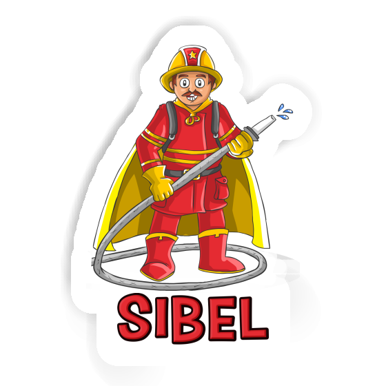 Sticker Firefighter Sibel Laptop Image