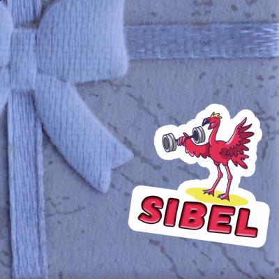 Weight Lifter Sticker Sibel Laptop Image