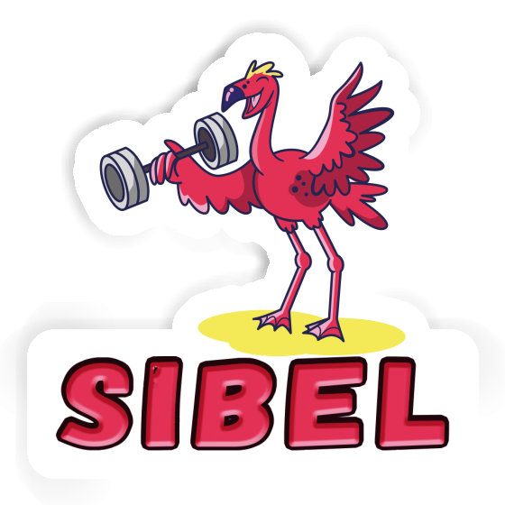 Weight Lifter Sticker Sibel Notebook Image