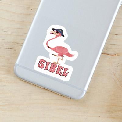 Sticker Sibel Flamingo Laptop Image