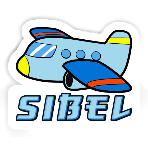 Sticker Sibel Airplane Gift package Image