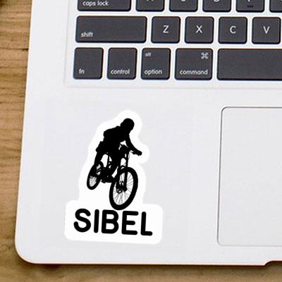 Sticker Freeride Biker Sibel Laptop Image