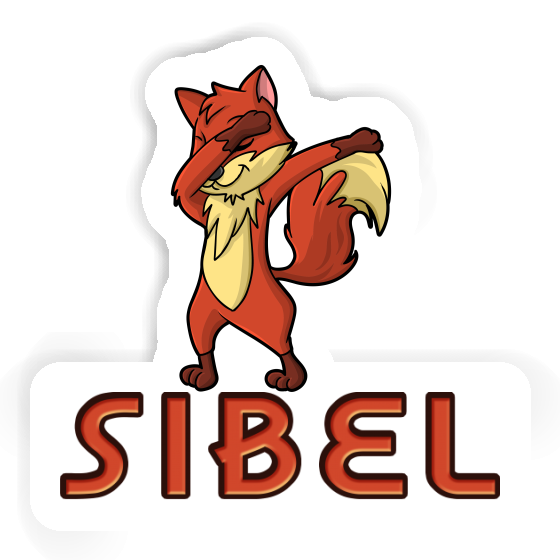 Sticker Sibel Dabbing Fox Gift package Image