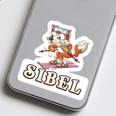 Sticker Sibel Skier Gift package Image