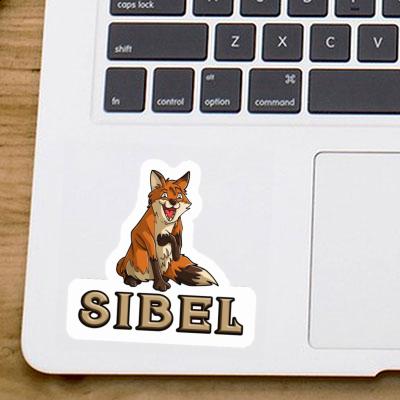 Sibel Sticker Fox Laptop Image