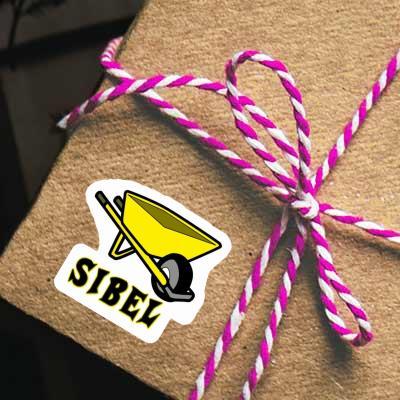 Sticker Wheelbarrow Sibel Gift package Image