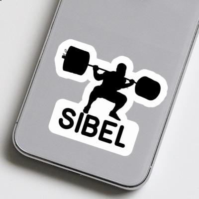 Sibel Sticker Weightlifter Laptop Image