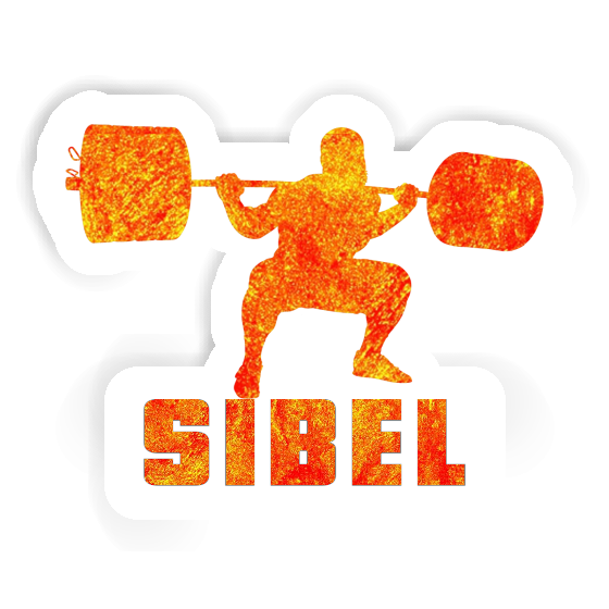 Sibel Sticker Weightlifter Notebook Image