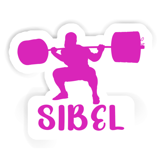 Sticker Sibel Weightlifter Gift package Image