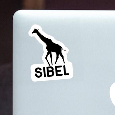 Sticker Giraffe Sibel Notebook Image