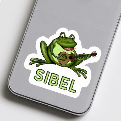 Guitar Frog Sticker Sibel Gift package Image