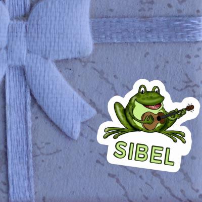 Guitar Frog Sticker Sibel Image