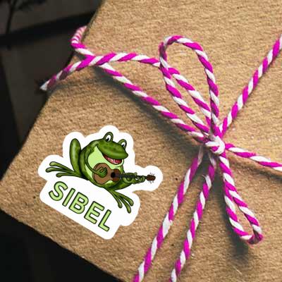 Guitar Frog Sticker Sibel Image