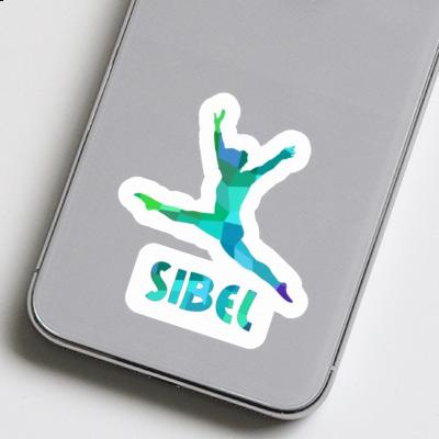 Sibel Sticker Gymnast Laptop Image