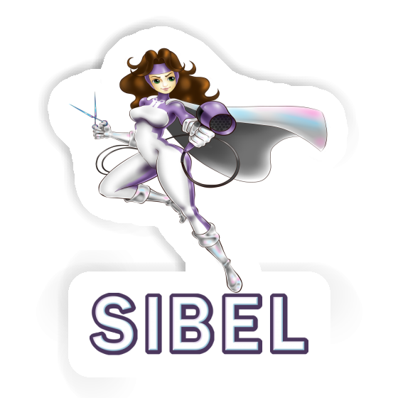 Sticker Hairdresser Sibel Gift package Image