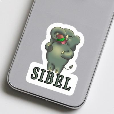 Sticker Elephant Sibel Notebook Image