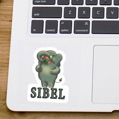 Sticker Elephant Sibel Notebook Image