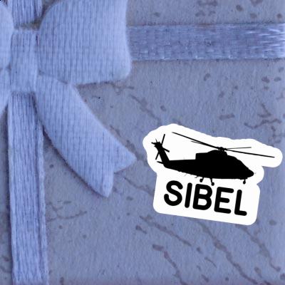 Sticker Helicopter Sibel Notebook Image