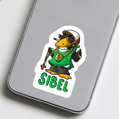 Sticker Sibel Hip-Hop Penguin Notebook Sticker Sibel Hip-Hop Penguin Gift package Image