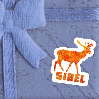 Cerf Autocollant Sibel Image