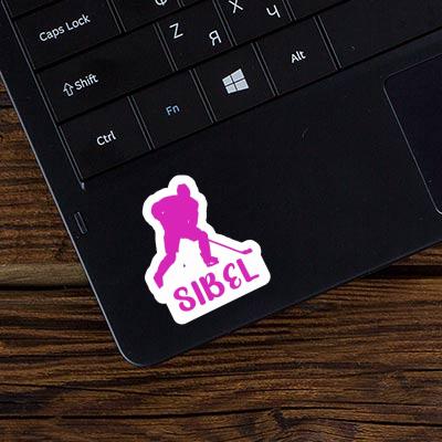 Sibel Sticker Eishockeyspielerin Notebook Image