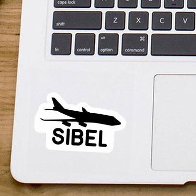 Autocollant Jumbo-Jet Sibel Image