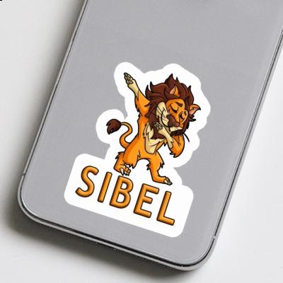 Lion Autocollant Sibel Notebook Image