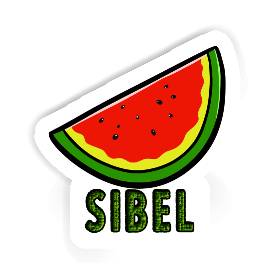 Sticker Watermelon Sibel Notebook Image