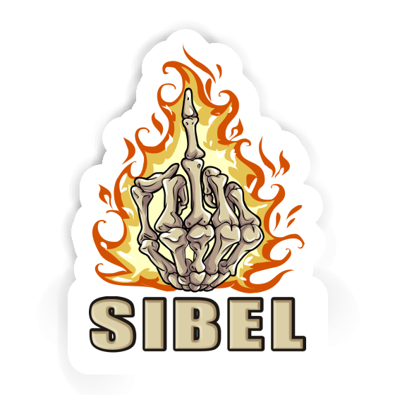 Sticker Mittelfinger Sibel Gift package Image