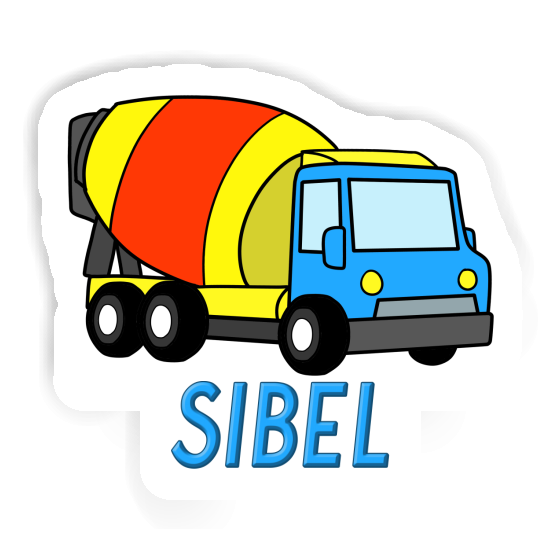 Camion malaxeur Autocollant Sibel Gift package Image