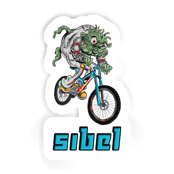 Aufkleber Biker Sibel Notebook Image