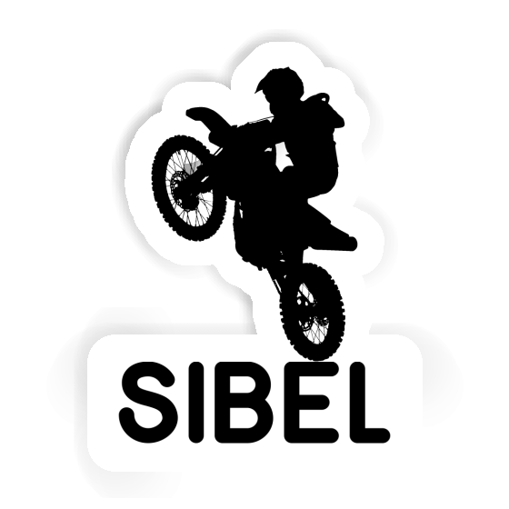 Sibel Autocollant Motocrossiste Image