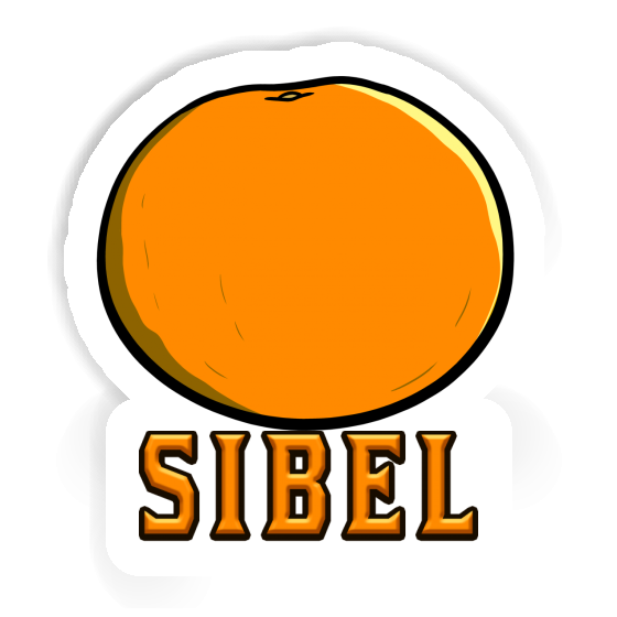 Aufkleber Orange Sibel Gift package Image