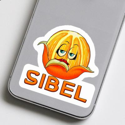 Orange Sticker Sibel Notebook Image