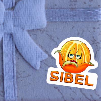 Orange Sticker Sibel Image