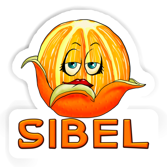 Orange Sticker Sibel Laptop Image