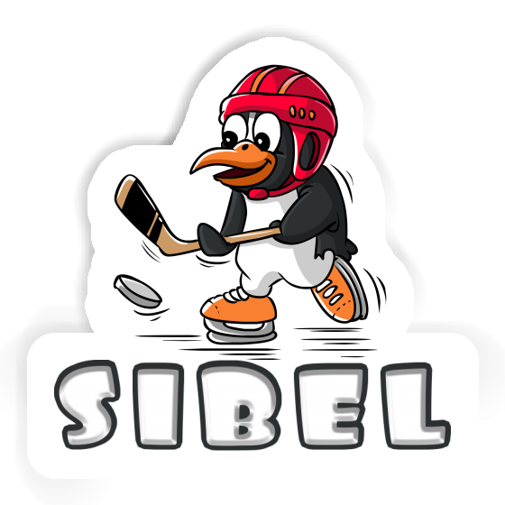 Sticker Sibel Ice Hockey Penguin Image